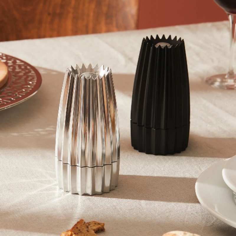 Alessi Salt, Pepper and Spice Grinder Black