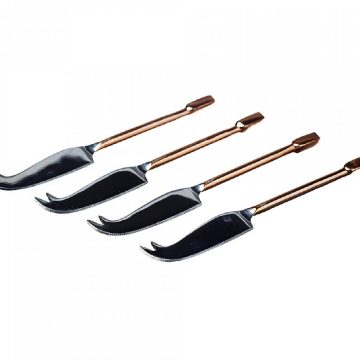 Just Slate Mini Copper Cheese Knives (4 pieces)