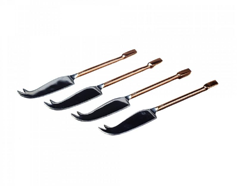 Just Slate Mini Copper Cheese Knives (4 pieces)