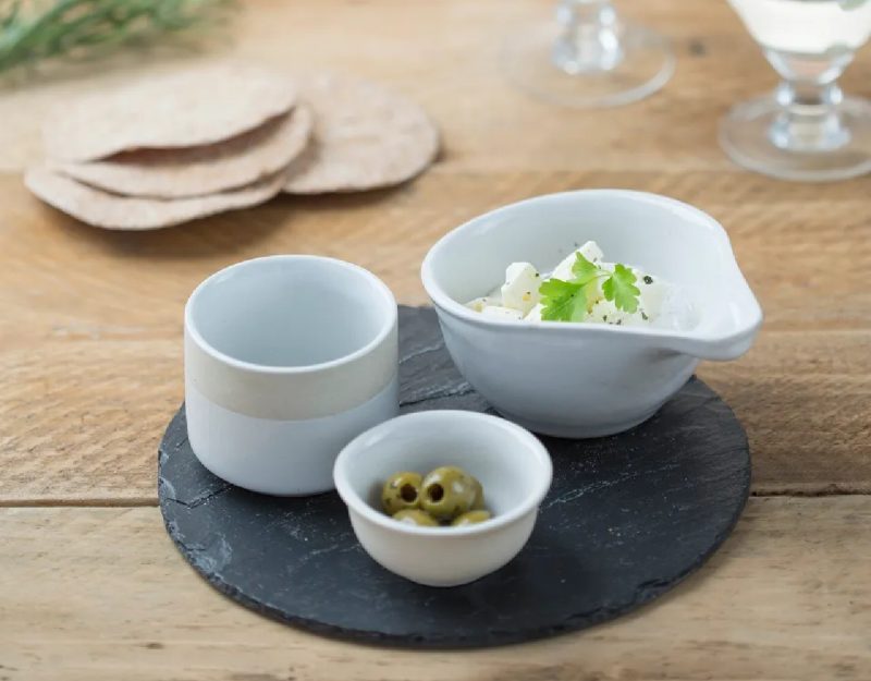 Just Slate Stoneware Tapas Set