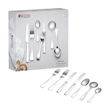 Maxwell & Williams Madison 42pc Cutlery Set Gift Boxed