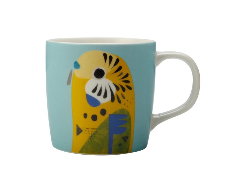 Maxwell & Williams Pete Cromer Mug - Budgerigar