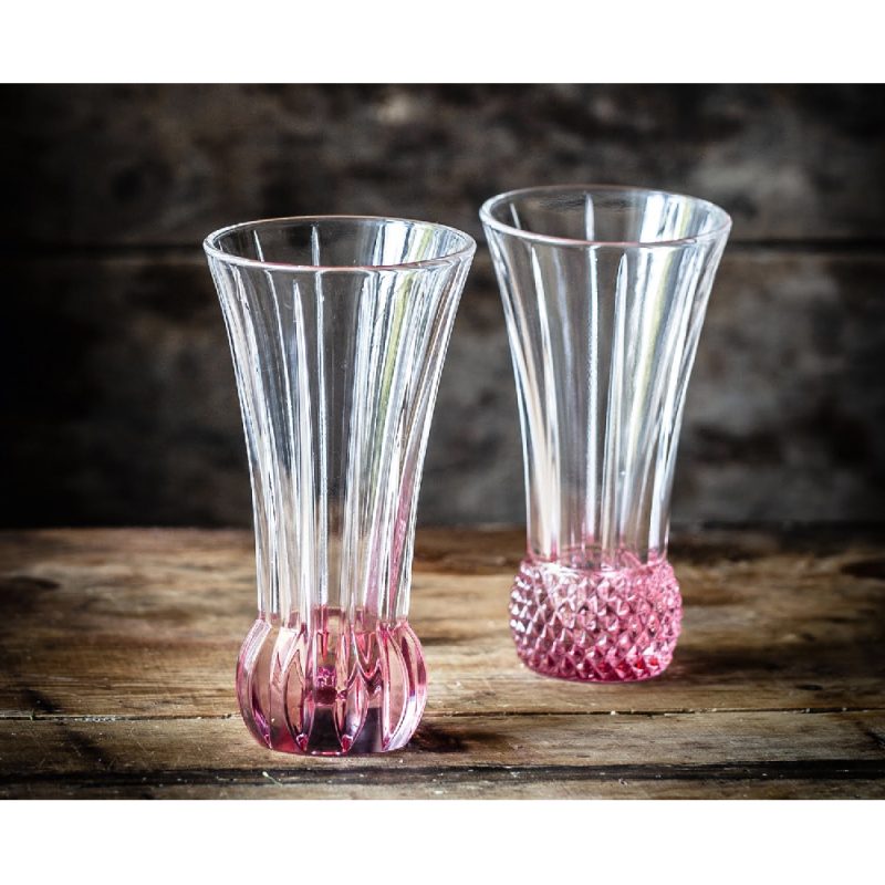 Nachtmann Spring Table Vases Set of 2 Rosé (13.6cm)