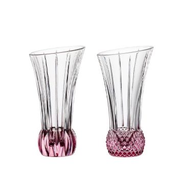 Nachtmann Spring Table Vases Set of 2 Rosé (13.6cm)