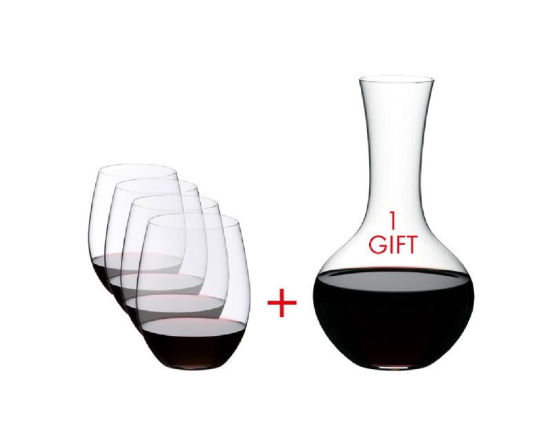 Riedel O Tumbler Cabernet/Merlot + Syrah Decanter (Set of 5)