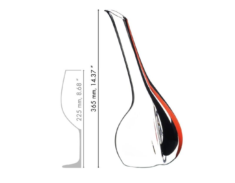 Riedel Decanter Black Tie Touch Red