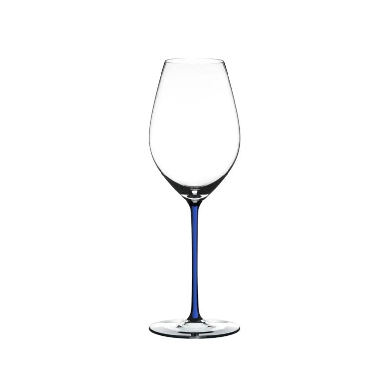 Riedel Fatto A Mano Champagne Wine Glass Dark Blue