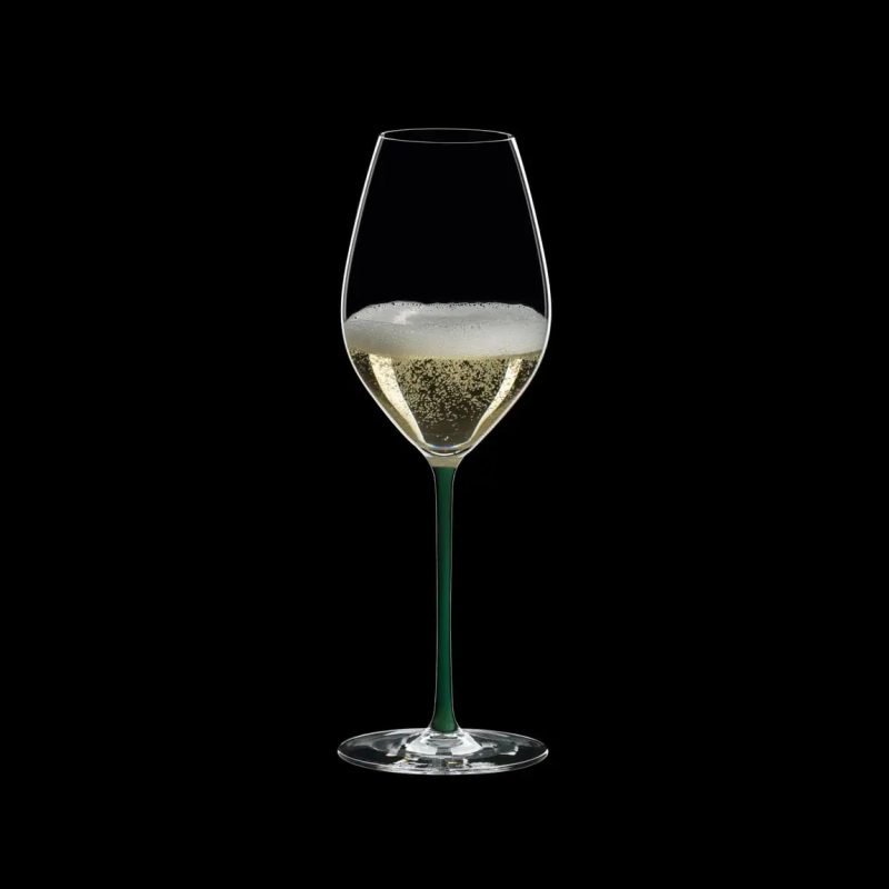 Riedel Fatto A Mano Champagne Wine Glass Green