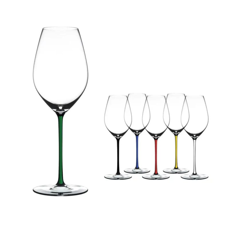 Riedel Fatto A Mano Champagne Wine Glass Green