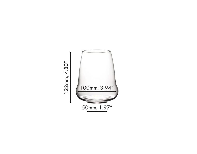 Riedel SL Stemless Wings Riesling/ Sauvignon Blanc/ Champagne (Pair)