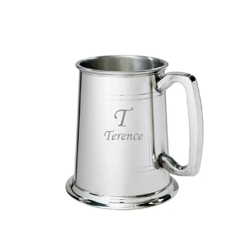 Wentworth 1 Pint Double Lines Tankard (with engraving)