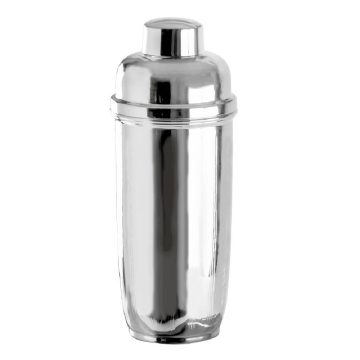 Zanetto 'Dublino' Shaker Silver Plated