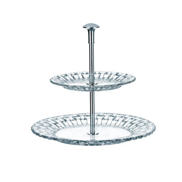 Nachtmann Bossa Nova Two-Tier Tray/ Cake Stand Small