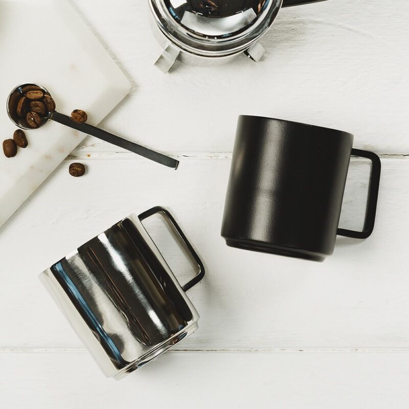 Just Slate 2 Stainless Steel Coffee Cups