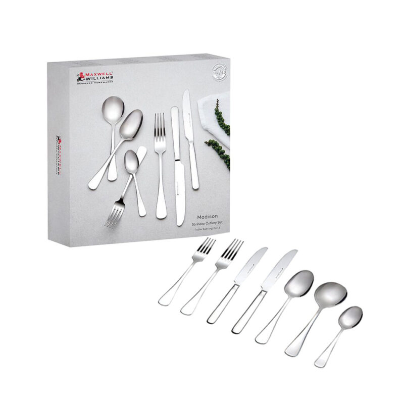 Maxwell & Williams Madison 56pc Cutlery Set Gift Boxed