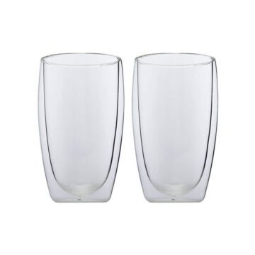 Maxwell & Williams Blend Double Wall Cup 450ML Set of 2 Gift Boxed