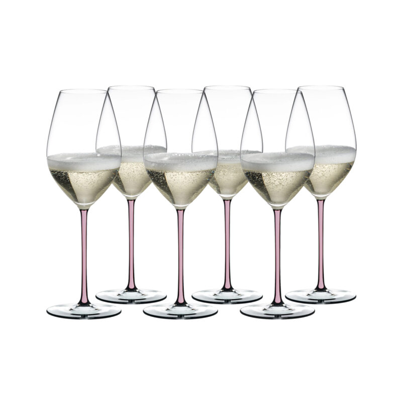 Riedel Fatto A Mano Champagne Pink Gift Set (Set of 6)