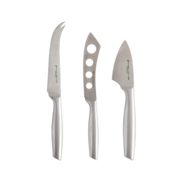 Maxwell & Williams Stanton Cheese Knife Set 3pc Stainless Steel Gift Boxed