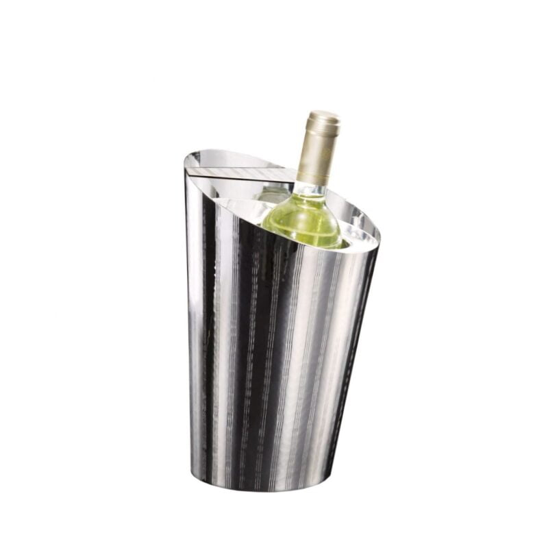 Zanetto 'Vie' Glacette Wine Cooler Silver Plated