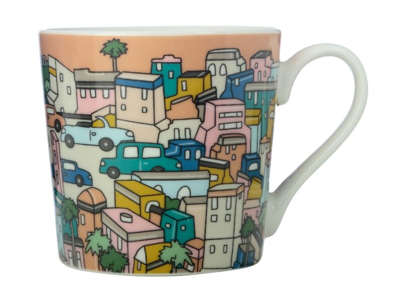 Maxwell & Williams Megan McKean Cities Mug 430ML Los Angeles Gift Boxed