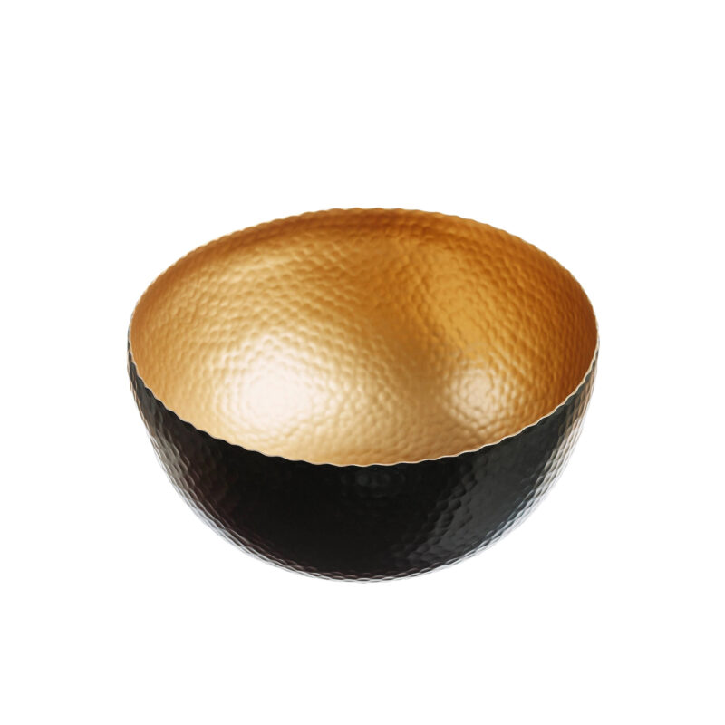 Just Slate Gold Serving Bowl