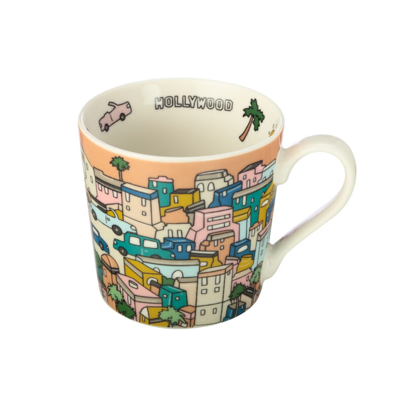 Maxwell & Williams Megan McKean Cities Mug 430ML Los Angeles Gift Boxed