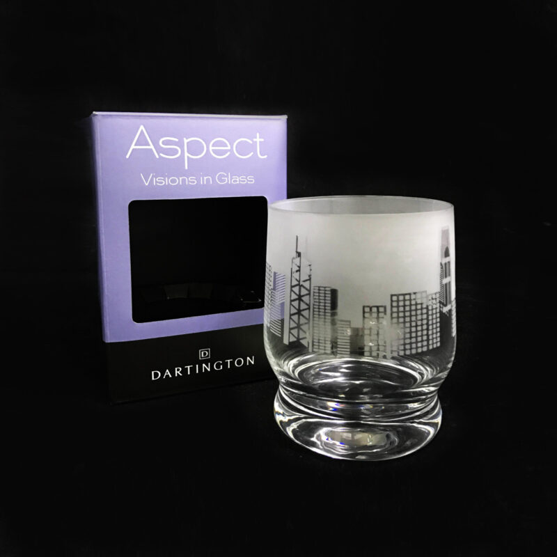 Dartington Aspect Tumbler Hong Kong Skyline (Single)