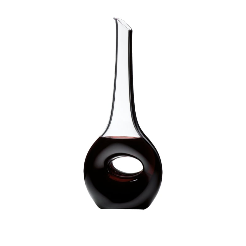 Riedel Black Tie Occhio Nero Decanter (With Engraved Silver Plate)