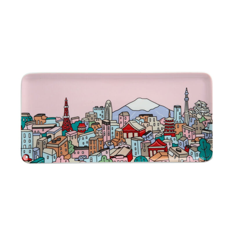 Maxwell & Williams Megan McKean Cities Rectangle Plate 25x12cm Tokyo