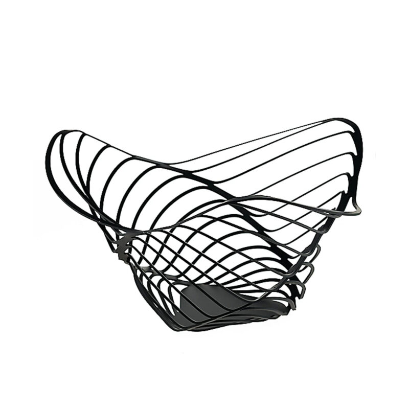 Alessi "Trinity" Citrus Basket - 16cm (Black)