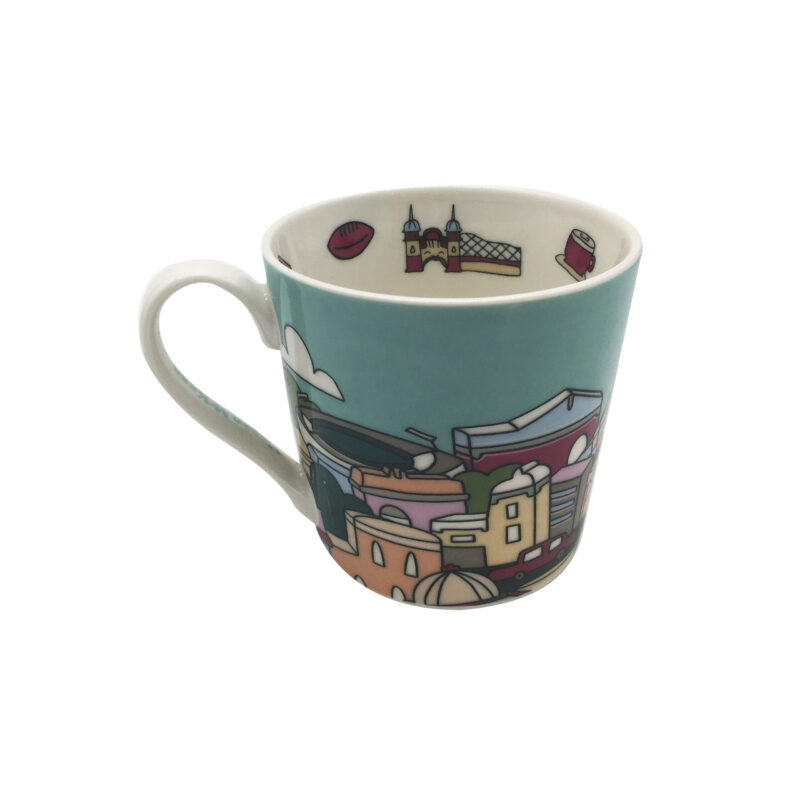 Maxwell & Williams Megan McKean Cities Mug 430ML Melbourne Gift Boxed