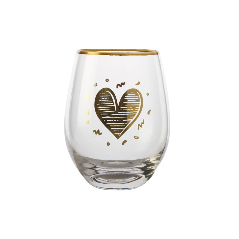 Maxwell & Williams The Letterettes Stemless Glass 500ML I❤︎HK Bundle Set of 4