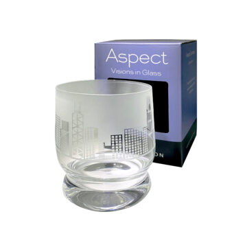 Dartington Aspect Tumbler Hong Kong Skyline (Single)