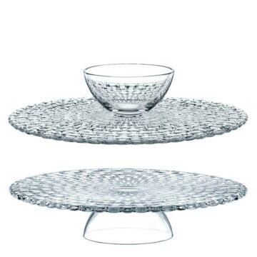 Nachtmann Bossa Nova Cake Plate/ Chip and Dip (32cm)