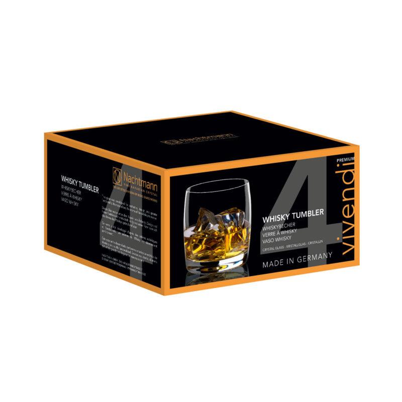 Nachtmann Vivendi Whisky Tumblers with engraving (Set of 4)