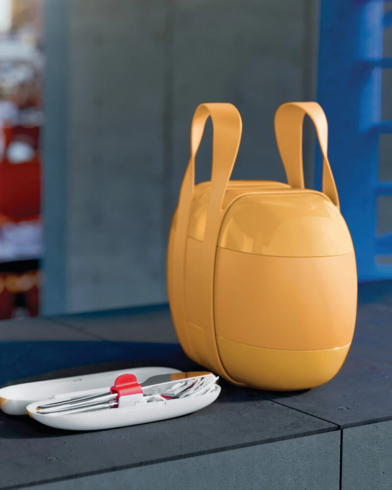 Alessi Food A Porter Lunch Box (Yellow)