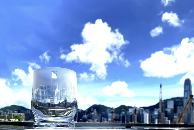 Dartington Aspect Tumbler Hong Kong Skyline (Single)