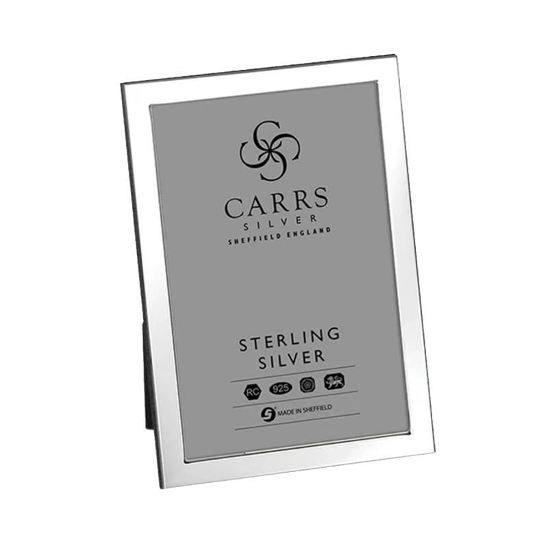 Carrs Silver - Sterling Silver Photo Frame with Wood Back 10" x 8"