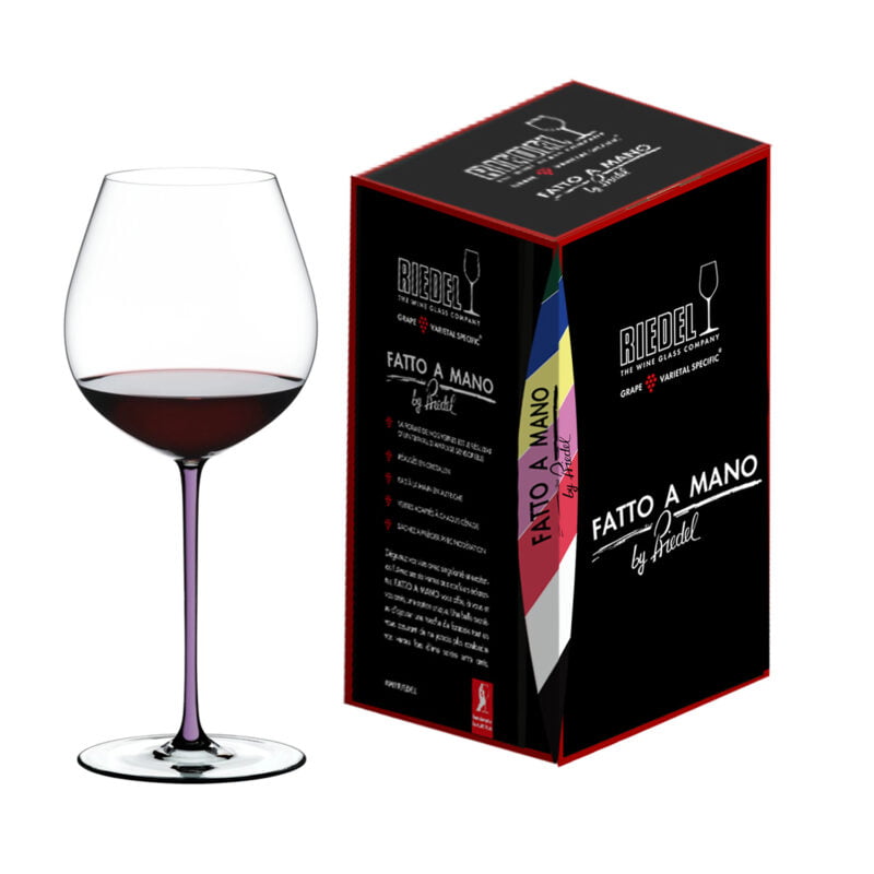 Riedel Fatto A Mano Old World Pinot Noir Opal Violet