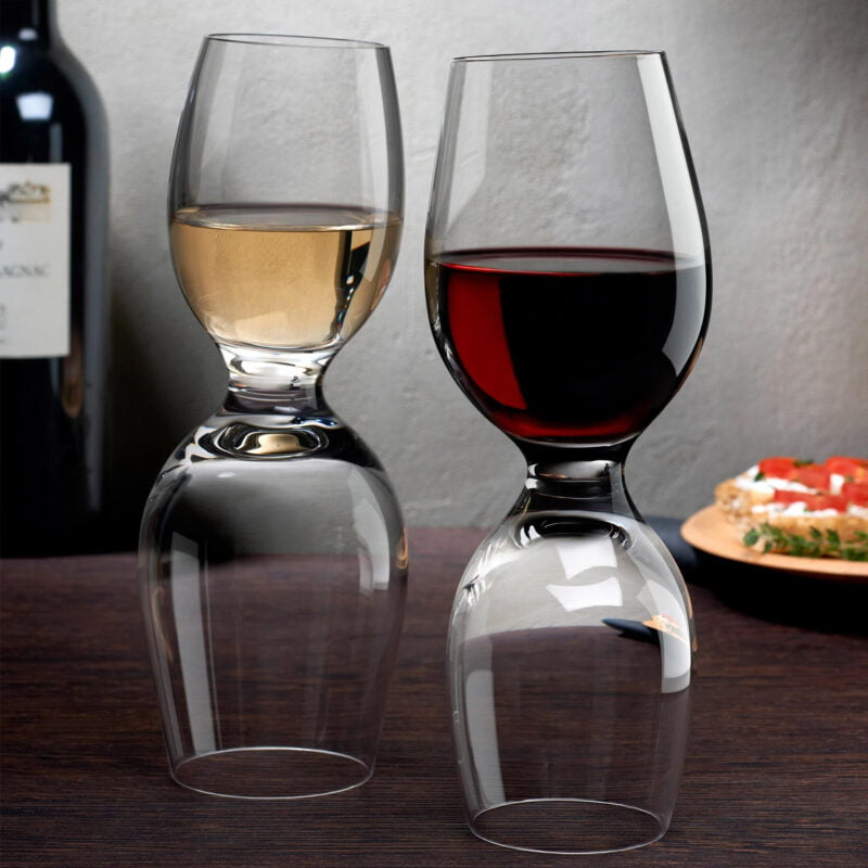 Nude Red or White Wine Glasses (Set of 2)