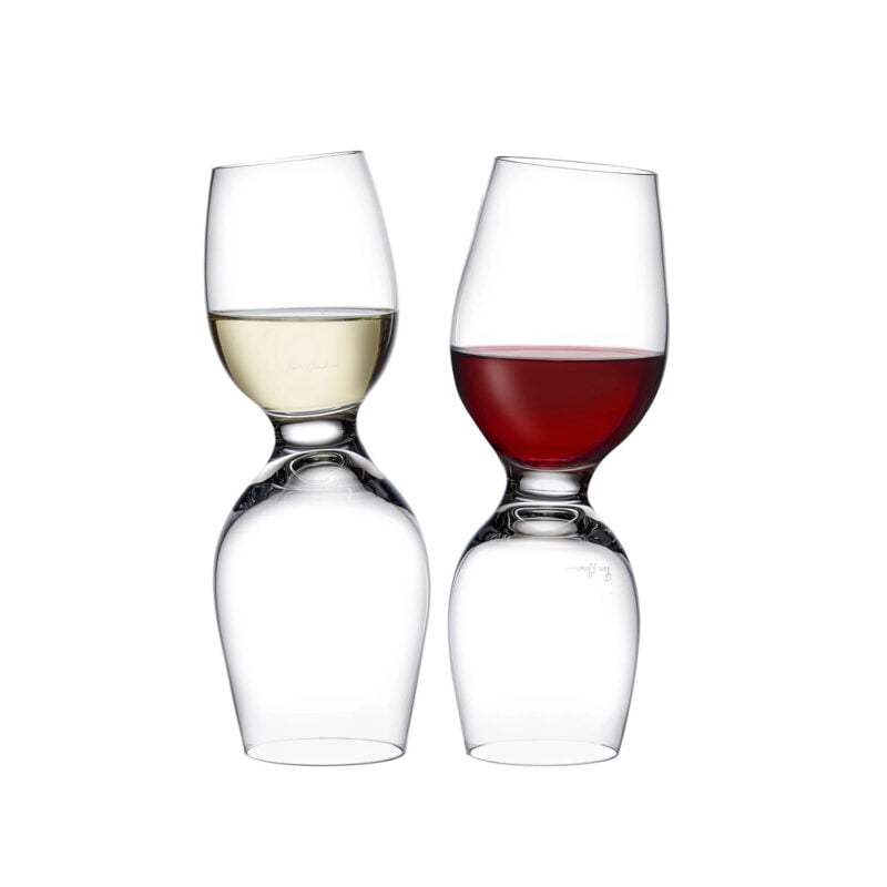 Nude Red or White Wine Glasses (Set of 2)