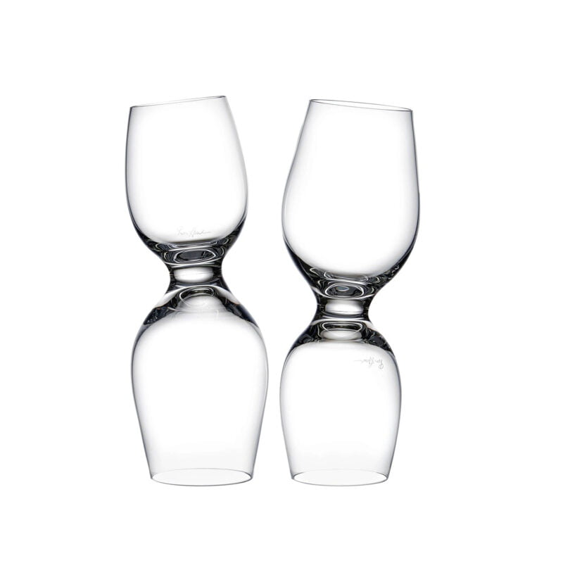 Nude Red or White Wine Glasses (Set of 2)