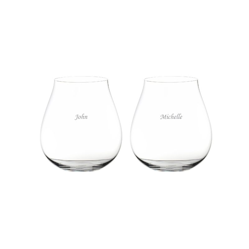 Riedel O Pinot Noir Tumblers with engraving (Pair)