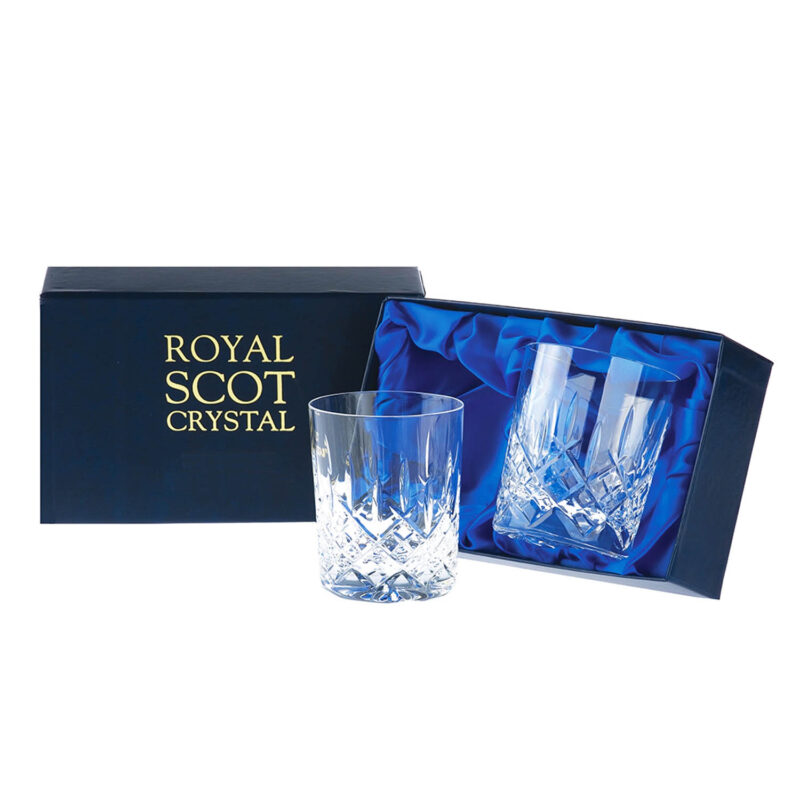 Royal Scot London Crystal Small Whisky Tumblers 87mm (Pair)