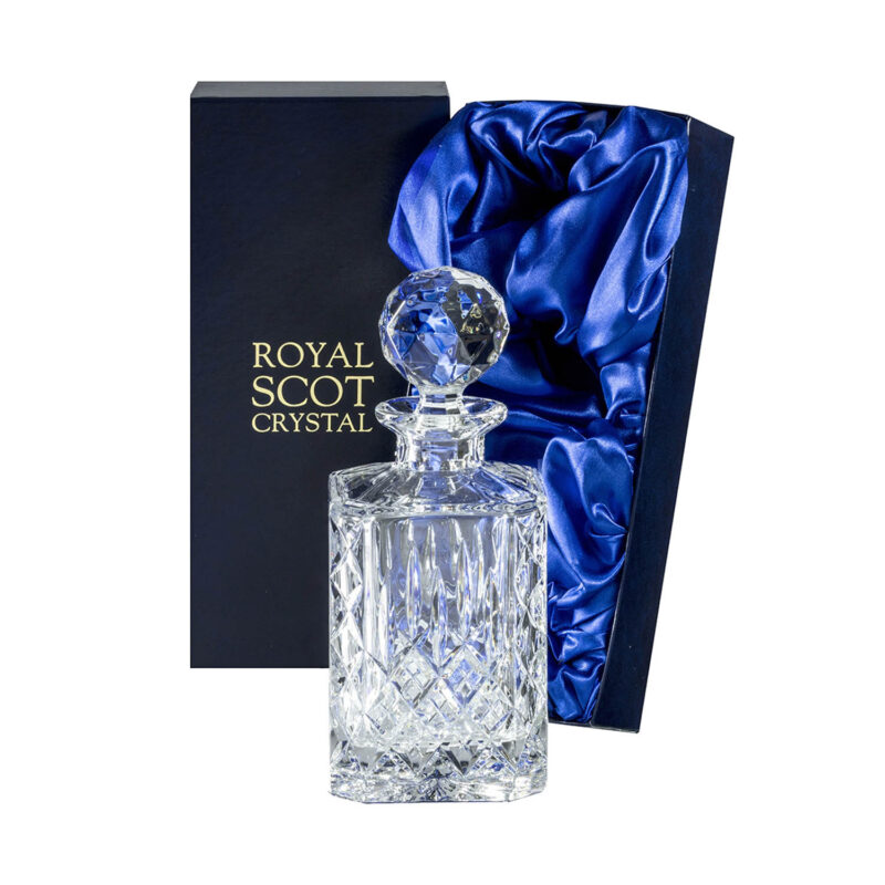 Royal Scot London Square Spirit Decanter (Presentation Boxed)