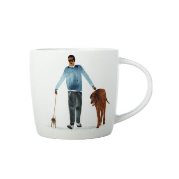 Maxwell & Williams Marc Martin BFF Mug 400ML Big Dog Little Dog Gift Boxed