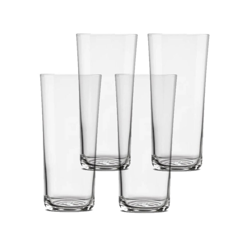 Nude Savage Highball Glasses Clear (Set of 4)