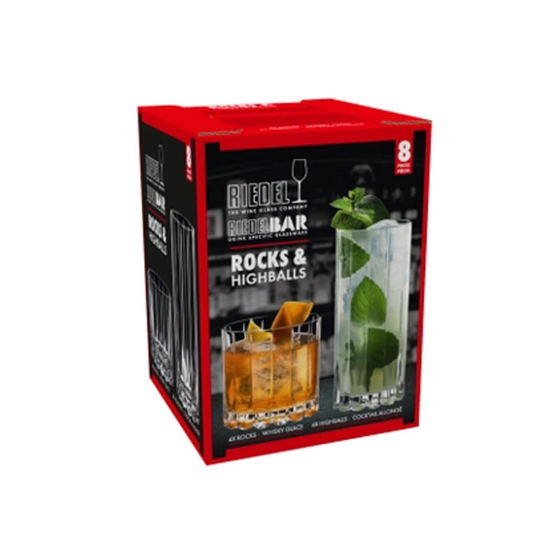 Riedel Bar DSG Rocks & Highball Set (set of 8)