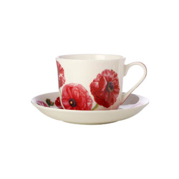 Maxwell & Williams Katherine Castle Floriade Breakfast Cup & Saucer 480ML Ranunculus