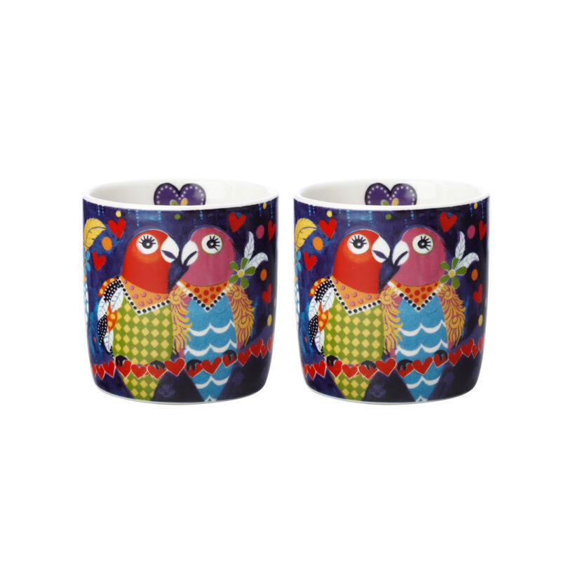 Maxwell & Williams Love Hearts Espresso Cup 100ml Love Birds (Set of 2)